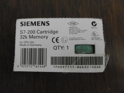Siemens S7 200 Memory ( 6ES7 291-8GE20-0XA0 )