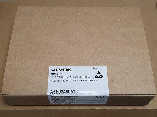 Siemens Simatic HDD 250 Gb, SATA, 2,5" for Field PG M2 ( A5E02490518 )