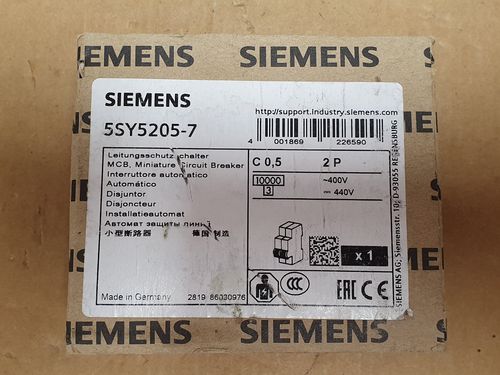 Siemens disjuntor C 0,5 ( 5SY5205-7 )